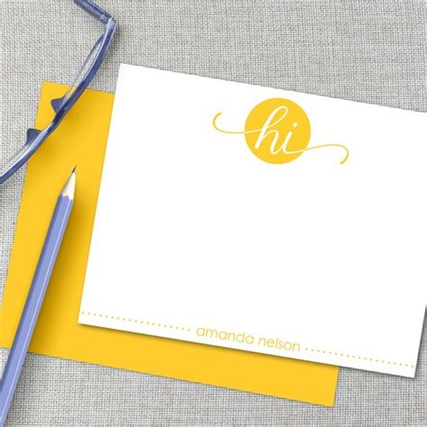 Personalized Stationery Personalized Stationary Set Custom Etsy