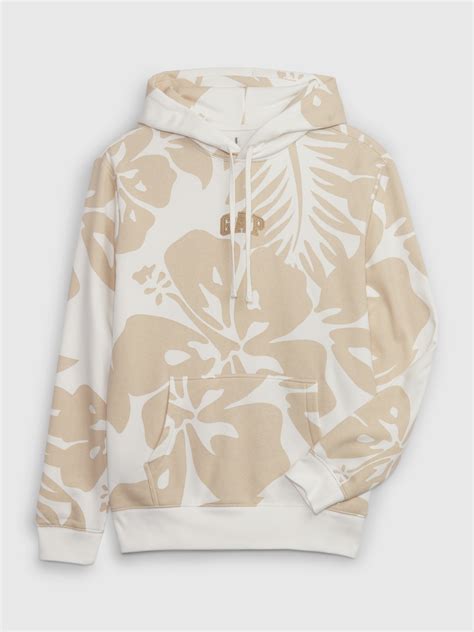 Floral Gap Logo Hoodie Gap