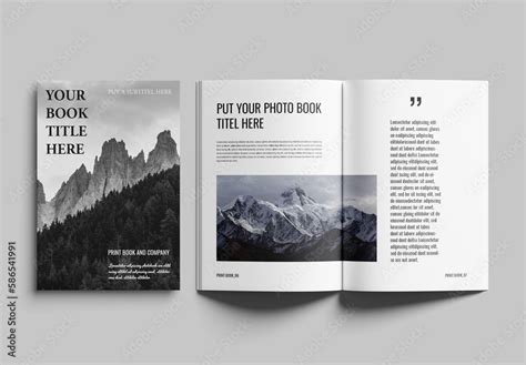 Print Book Layout Stock Template | Adobe Stock