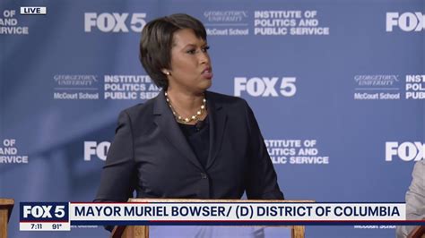 Dc Mayoral Debate Mayor Muriel Bowser Discusses Juvenile Crime Fox 5 Dc