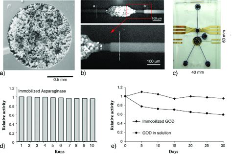 Lab On A Chip Microreactors A A Monolith Silica Reactor B A