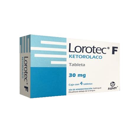 Lorotec F Mg C Tab Subling Ketorolaco Pro M Dicos