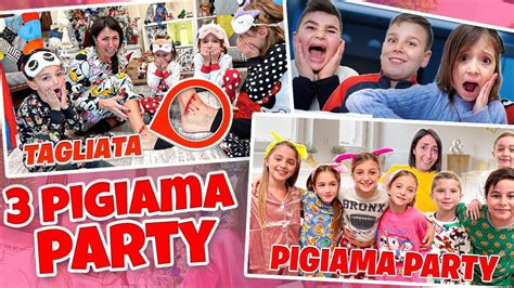 3 STORIE DI MAMMAGIULIA E FIGLIACHIARA PIGIAMA PARTY CON I NOSTRI