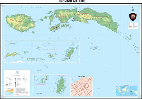 Peta Kota Peta Provinsi Maluku