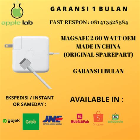 Jual Magsafe Watt Charger Macbook Watt T Macbook Pro Retina