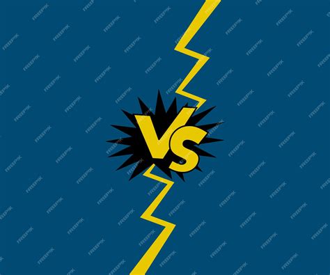 Premium Vector | Vs sign vector