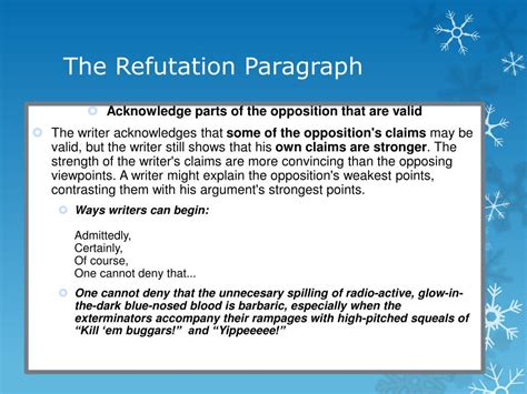 PPT How To Write A Refutation Paragraph PowerPoint Presentation Free