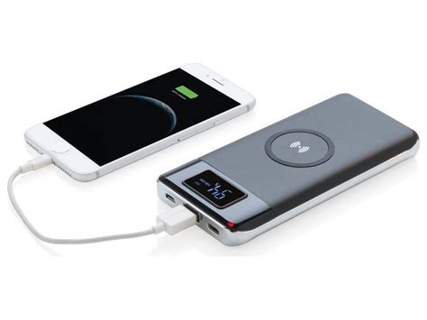 Draadloze Oplader Voor Smartphones Met Powerbank Mah Pasco Gifts