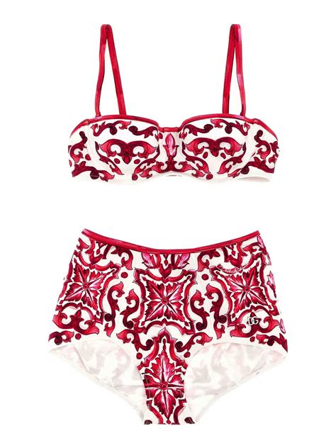 Bikinis Dolce Gabbana Tiled Bikini O A Jono He Tn