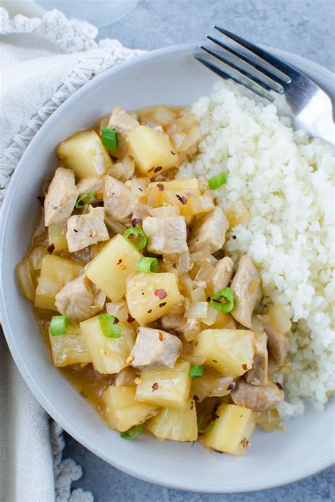 Paleo Pork Pineapple Stir Fry Pic - Food Fanatic