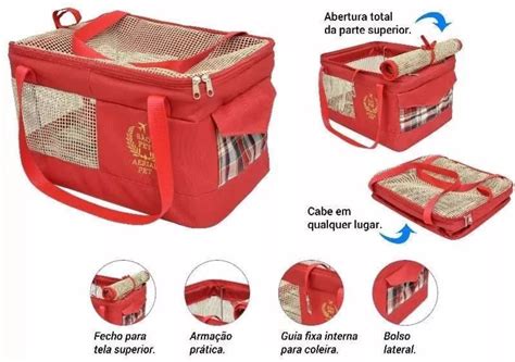 Bolsa de Transporte Aéreo Cia Latam Aerial Pet Bichinho Virtual