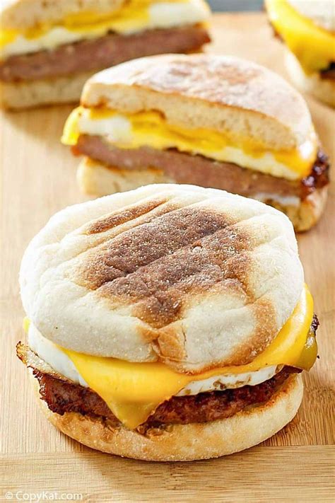 Mcdonald S Sausage Egg Mcmuffin Recipe Sausage And Egg Mcmuffin