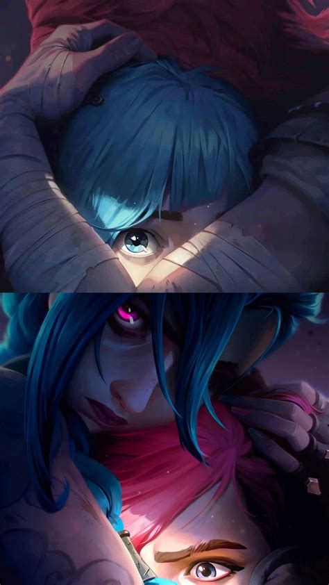 Violet And Jinx Arcane Wallpaper