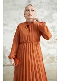 Terra Cotta Modest Dress In Style