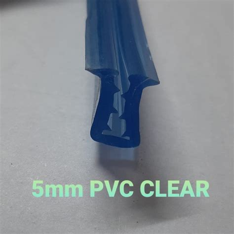 Rectangular Mm Transparent Pvc Clear Rubber Profile For Partition