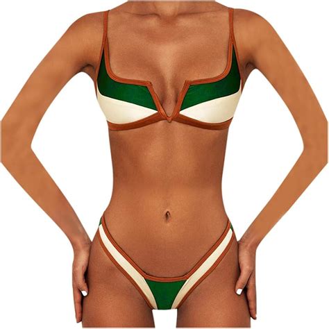 Ruitotp Ba Ador Mujer Bikini Trajes De Ba O Tanga Tri Ngulo Suave