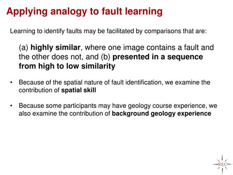 Ppt The Role Of Analogy In Learning Spatial Concepts In Geoscience Powerpoint Presentation