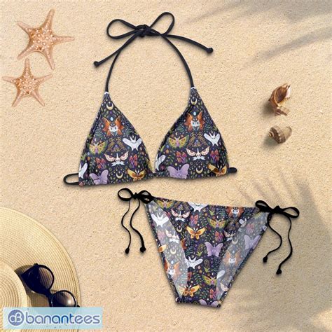 Moth Pokemon String Bikini Swimwear Gift Fans Banantees