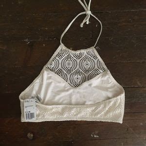 Forever Swim Nwt Halter Crochet Bikini Top Poshmark
