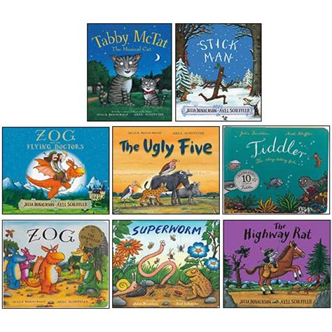 Buy Julia Donaldson And Axel Scheffler Early Readers Collection 8 Books