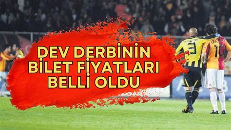 Galatasaray Fenerbahçe derbisinde bilet fiyatları açıklandı Ankara Masası