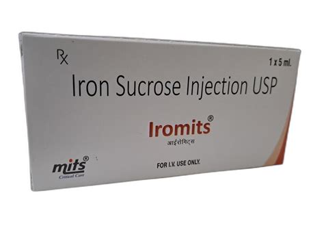 Iron Sucrose Injection Usp Packaging Type Box Dose Ml At