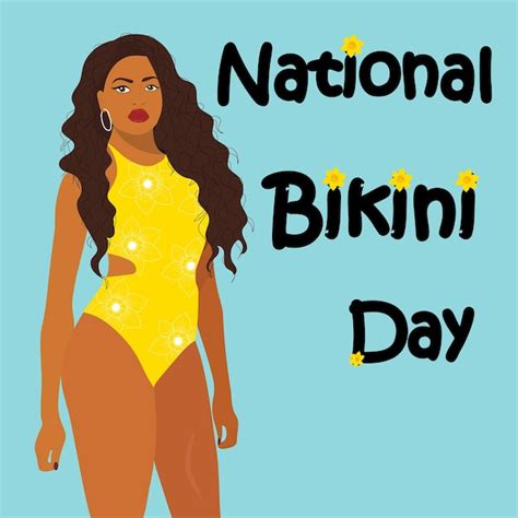 Premium Vector National Bikini Day