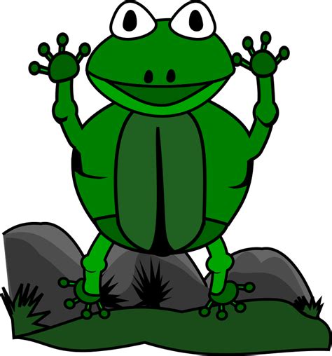 Jumping frog - Openclipart