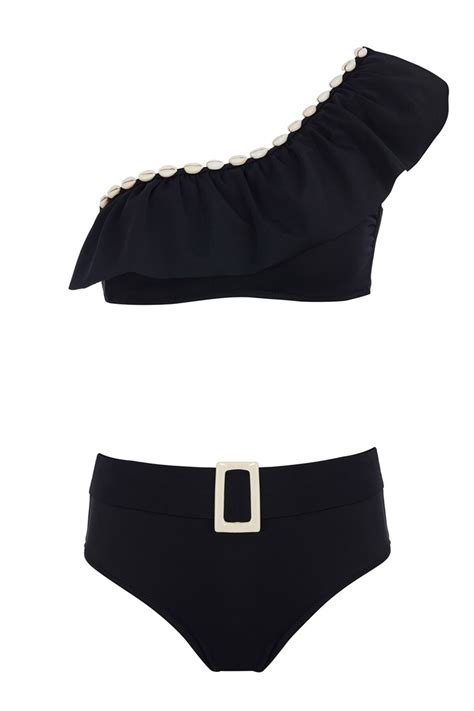 Sailor Moda Tek Omuz Deniz Kabuklu Bikini Tak M Fiyat Yorumlar Trendyol