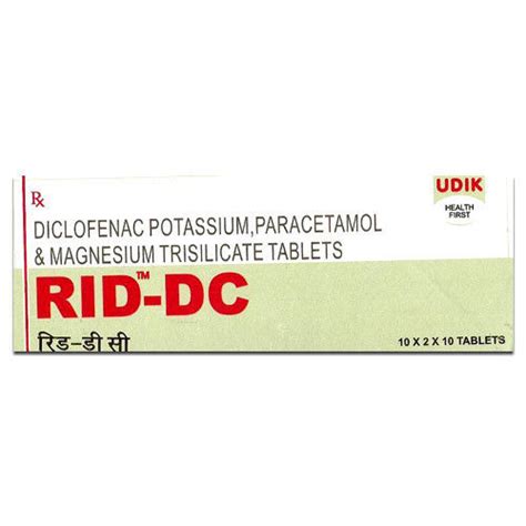 Diclofenac Potassium And Magnesium Trisilicate Tablets At Best Price In Nalagarh Unix Biotech