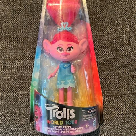 Dreamworks Toys Trolls Dreamworks World Tour Stylin Poppy Fashion