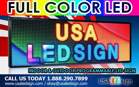 91" X 28" Full Color LED Signs - Worlds No.1 LED Signs & Outdoor ...