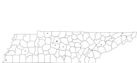 Blank Tennessee City Map Free Download