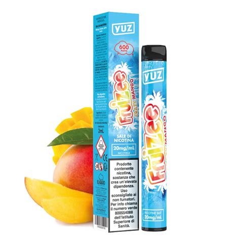 Yuz Crazy Mango Sigaretta Elettronica Usa E Getta Linea Svapo