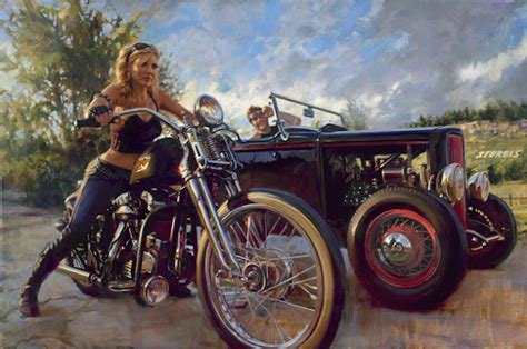 Motoblogn David Uhl Fine Art Master And Official Harley Davidson