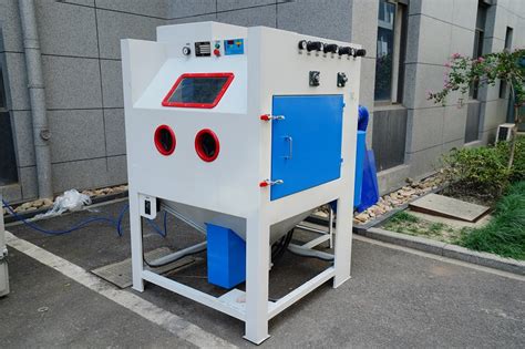 Automatic Turntable Sandblasting Cabinet For Alloy Wheel Hangzhou