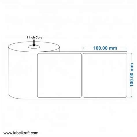 paper xmm direct thermal barcode label packaging type roll
