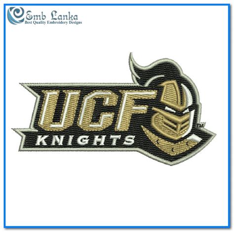 UCF Knights Football Team Logo 4 Embroidery Design - Emblanka