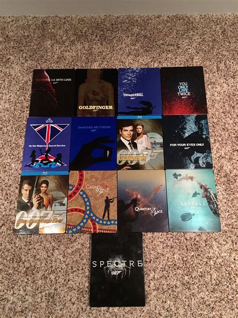 James Bond collection...so far. : r/Steelbooks