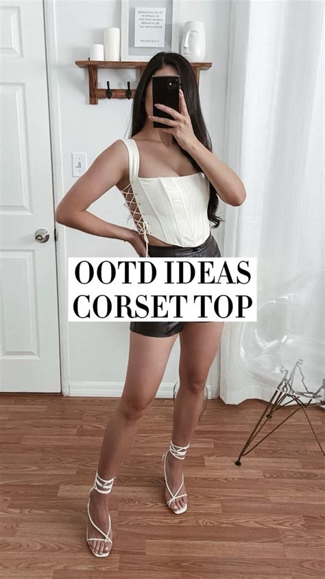 Corset and Bustier Tops: Trending Outfit Ideas For Women Spring and