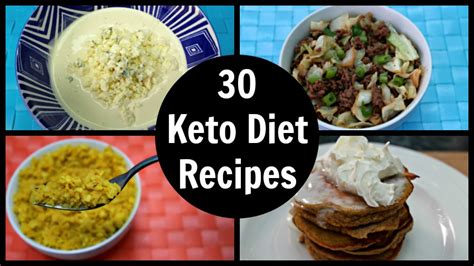 30 Keto Diet Recipes - Easy Low Carb & Ketogenic Diet Ideas