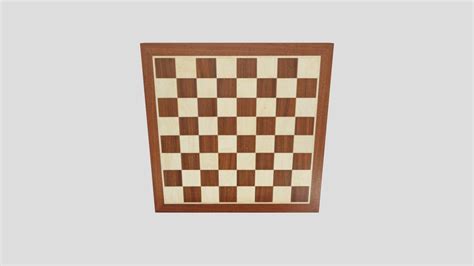 Wooden chess board - Download Free 3D model by Spider man (@spider ...