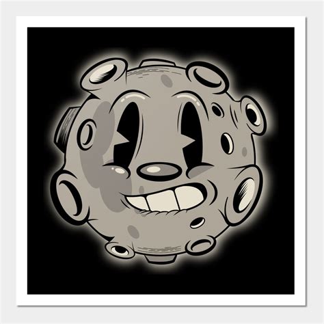 Creepy Moon by ovcharka | Cartoon style drawing, Cartoon styles, Horror cartoon