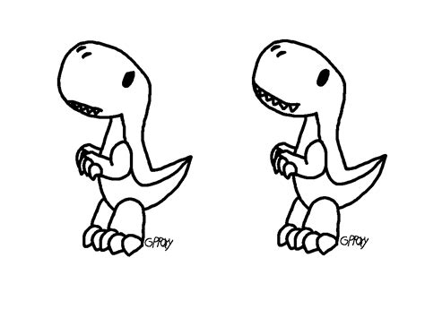 F2u Dinosaur T Rex Lineart By Gameplayerfoxy On Deviantart