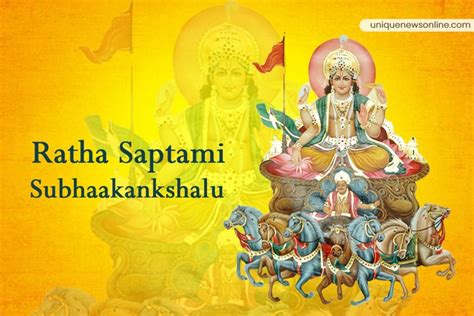 Ratha Saptami 2023 Greetings Quotes Wishes Images Messages Sloka