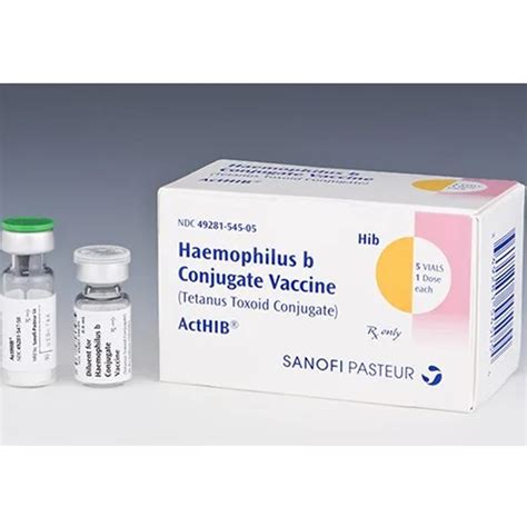 ActHIB Haemophilus B Conjugate Vaccine, 5 Vial at Rs 1000/piece in ...