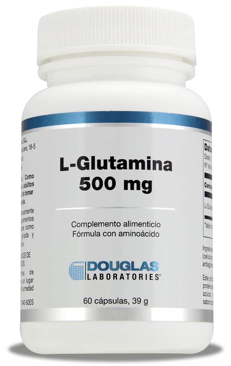 L Glutamina 500 Mg 60 Cápsulas