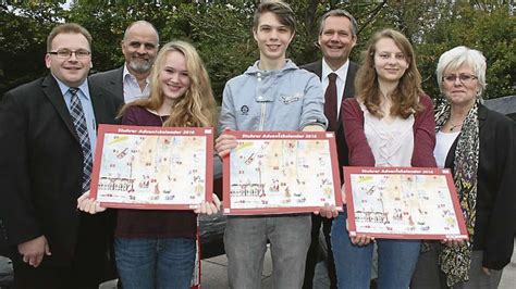 Schüler der KGS Brinkum gestalten Motiv für den Stuhrer Adventskalender