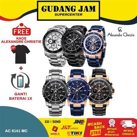 Jual Jam Tangan Pria Alexandre Christie AC 6141 MC AC6141 AC6141MC