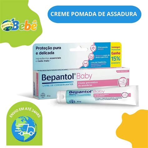O'que É Bom Para Assadura - Kit com 10 Cremes Pomada de Assadura 30gr Cada - Bepantol